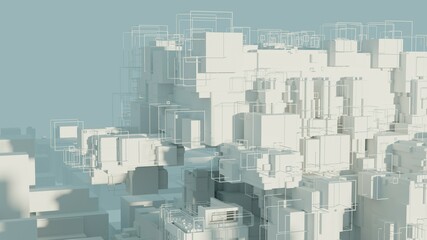 abstract building
