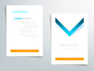 Header flyer brochure business card template