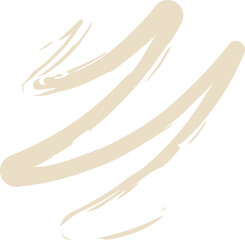 Abstract brush stroke