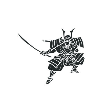 recommend clip art: Samurai Icon Silhouette Illustration. Japanese Warrior Vector Graphic Pictogram Symbol Clip Art. Doodle Sketch Black Sign.