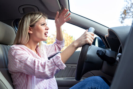 Upset driver caught in unpleasant situation