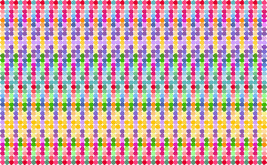 Colorful abstract background made of multicolored dots. Vector illustration