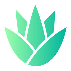 Aloe Vera gradient icon