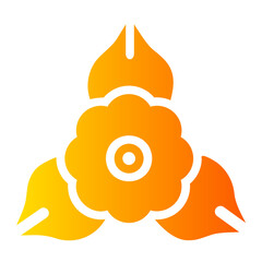Bougainvillea gradient icon