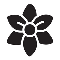 Freesia glyph icon