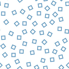 Fototapeta na wymiar Seamless pattern with squares on white background