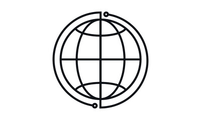 Internet icon. Go to web sign. Internet symbol.