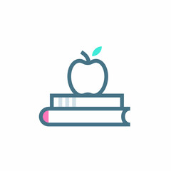 KNOWLEDGE icon in vector. Logotype