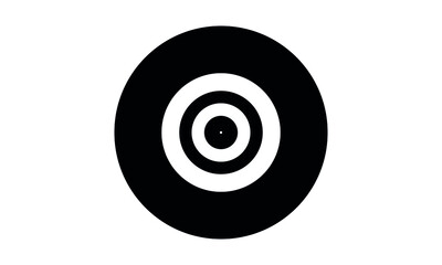 Target icon on white background