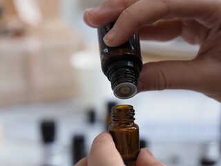 essential natural oil doterra bottles.