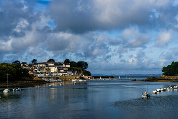 frankreich, Bretagne, Finistère, im Hafen von Douarnenez