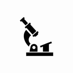 MICROSCOPE icon in vector. Logotype