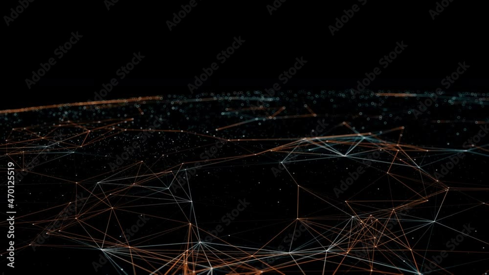 Poster Earth Logistics/Connection lines Around Earth Globe, Futuristic Technology  Theme Background Logistics. Global International Connectivity Background. 3d Rendering