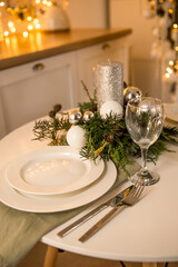 christmas table setting