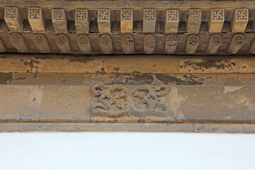 Ancient eaves architectural landscape, Beijing