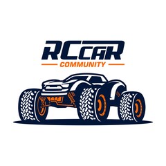 RC monster truck logo