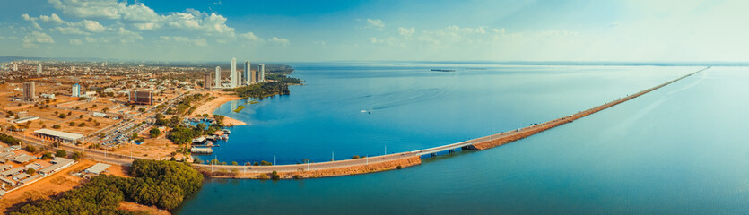 Fototapeta premium Lago de Palmas - Praia da Graciosa