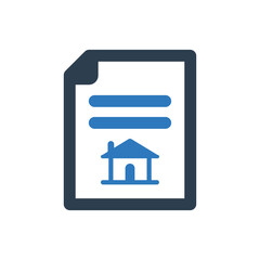 Home insurance policy icon