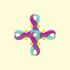 Printabstract logo template suitable for any business