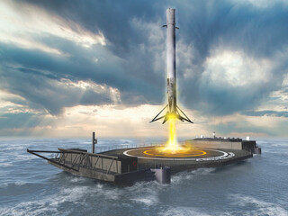 Booster revient sur Terre © Dayan