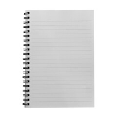 Notebook mockup, with place for your text or details isolated on a white background