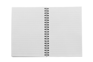 Notebook mockup, with place for your text or details isolated on a white background