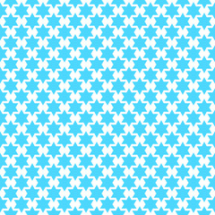 Magen David star pattern vector illustration. Jewish Israeli symbol pattern, ornament. Star of David background.