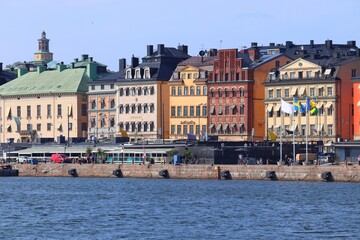 Naklejka na ściany i meble Stockholm city - Gamla Stan