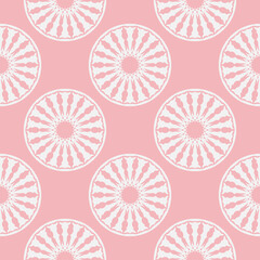 The geometric pattern with lines ,Tints of Pink Seamless pattern, Vector Seamless pattern. Repeating geometric, Seamless floral pattern.