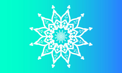 luxury Indian mandala design ornamental beautiful background in historical traditional Muslim and Indian style vector Template.