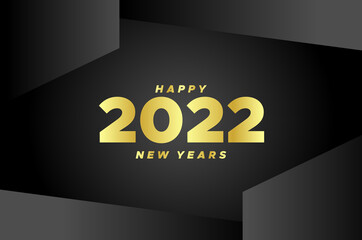 Happy New Year 2022 Design Background For Greeting Moment