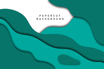 Papercut background| abstract background| Papercut pattern template