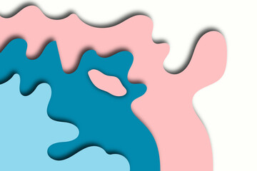 Papercut background| abstract background| Papercut pattern template