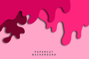 Papercut background| abstract background| Papercut pattern template