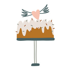 valentine's day, modern minimalist boho style design. love messages and cards, love symbol and magic elements