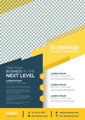 modern business flyer template