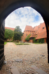 Malbork - dziedziniec zamku średniego