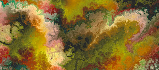 Abstract Computer generated Fractal design