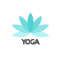 Design of yoga symbol