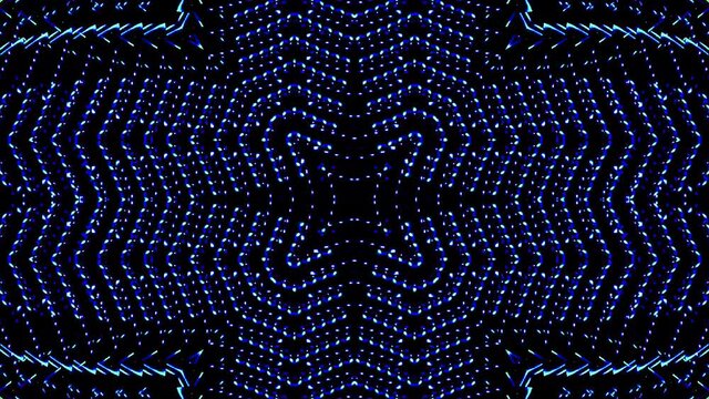 background Bright abstract light streaks set in full color kaleidoscope