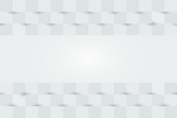 Abstract white background with blank space for design. Square template with white and grey color use for web site and banner design. Business presentation and powerpoint for show case.