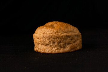 Brown bread burger bun