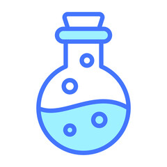 Halloween, poison vector blue outline icon.