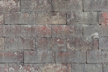 pattern of old brick wall in grey color