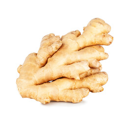 Ginger root isolated on white background