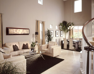 House Living room Interior Design of Home