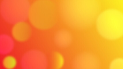 Holographic orange gradient iridescent background set bright trendy minimal hologram Premium Vector