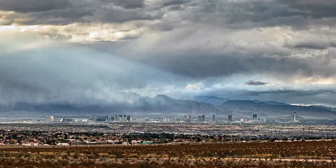 Foto op Plexiglas Stormy Las Vegas Panorama © rsgphoto