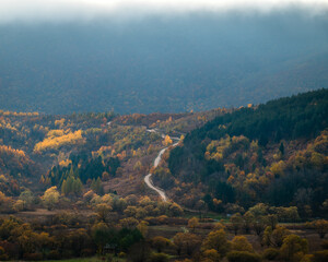 autumn in the mountains