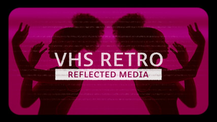 Retro VHS Mirror Reflected Media Replace